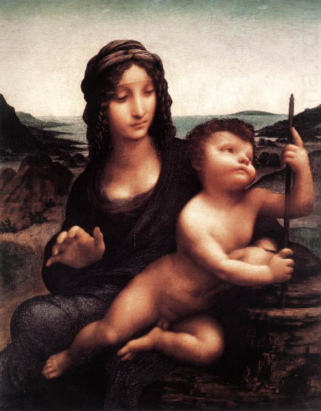 Madonna of the Yarnwinder, LEONARDO da Vinci